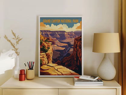 Grand Canyon National Park Travel Poster