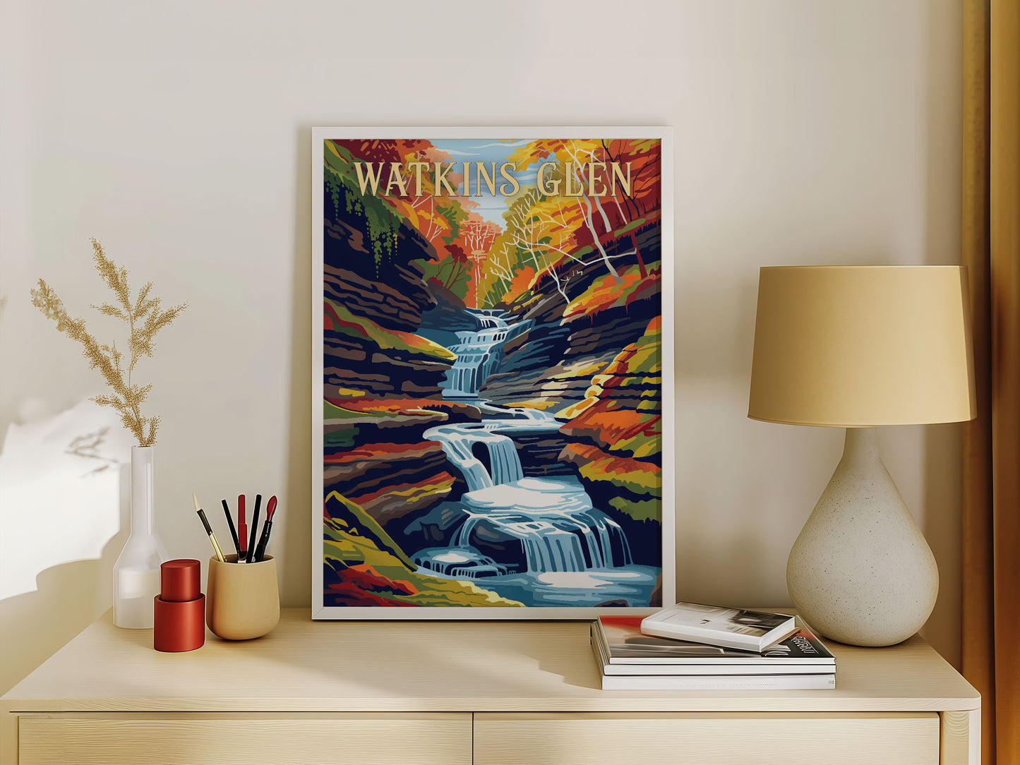 Watkins Glen Travel Poster