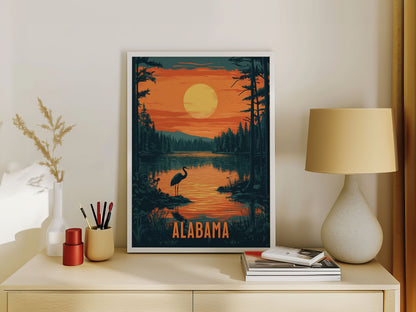 Alabama Travel Poster