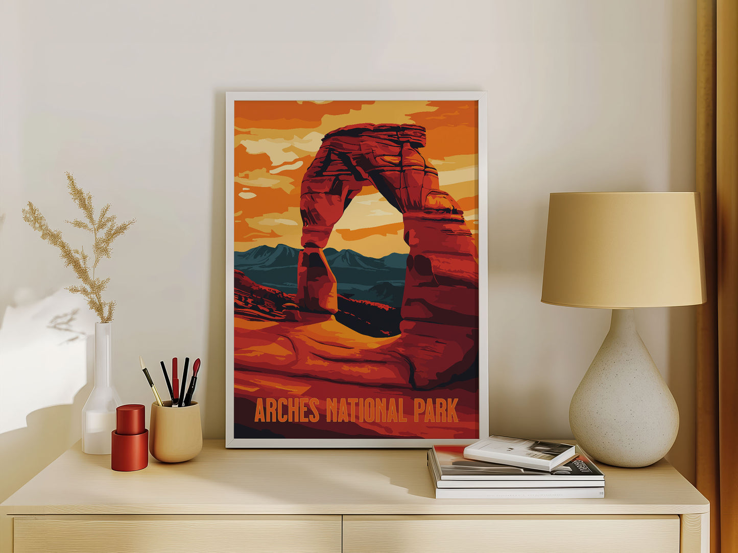 Arches National Park Travel Poster