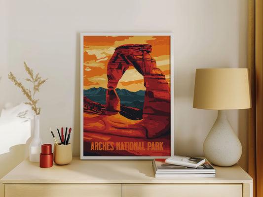 Arches National Park Travel Poster