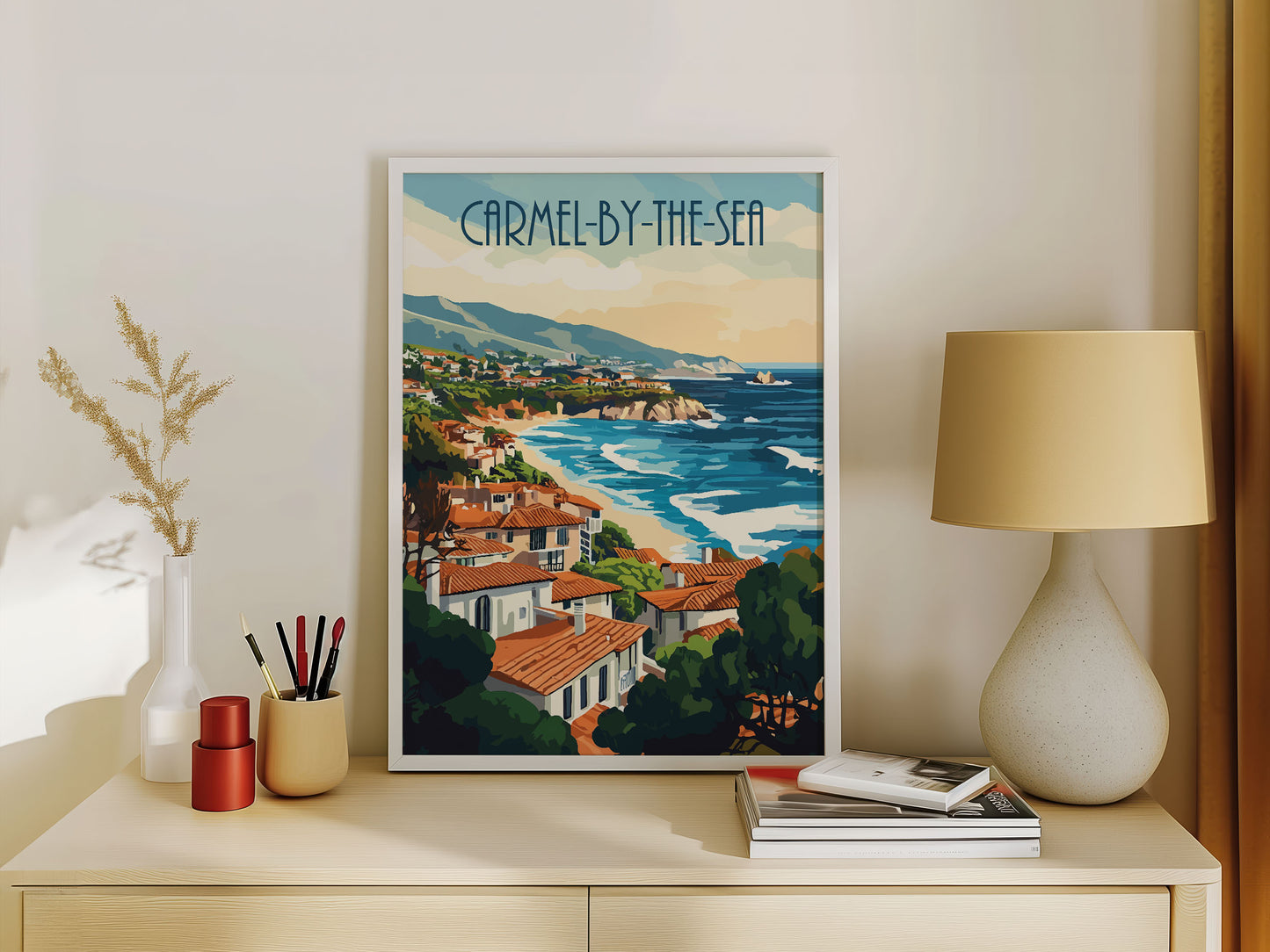 Carmel-by-the-Sea Travel Poster