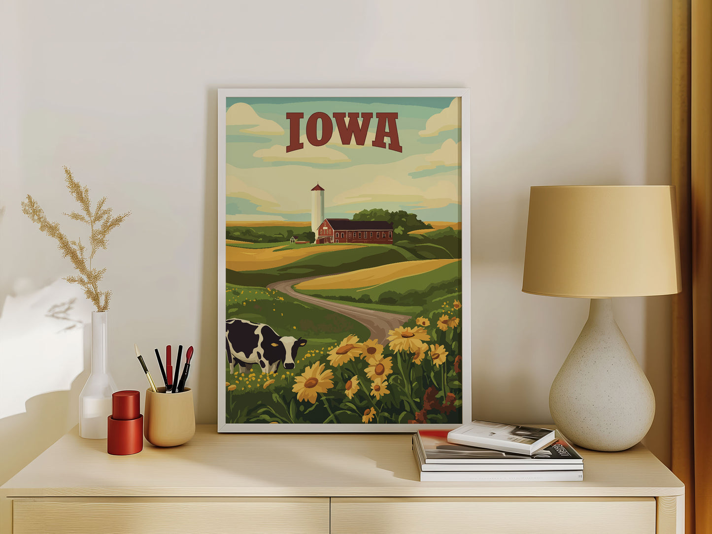 Iowa Travel Poster