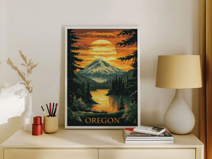 Oregon Travel Poster