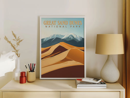 Great Sand Dunes National Park Travel Poster