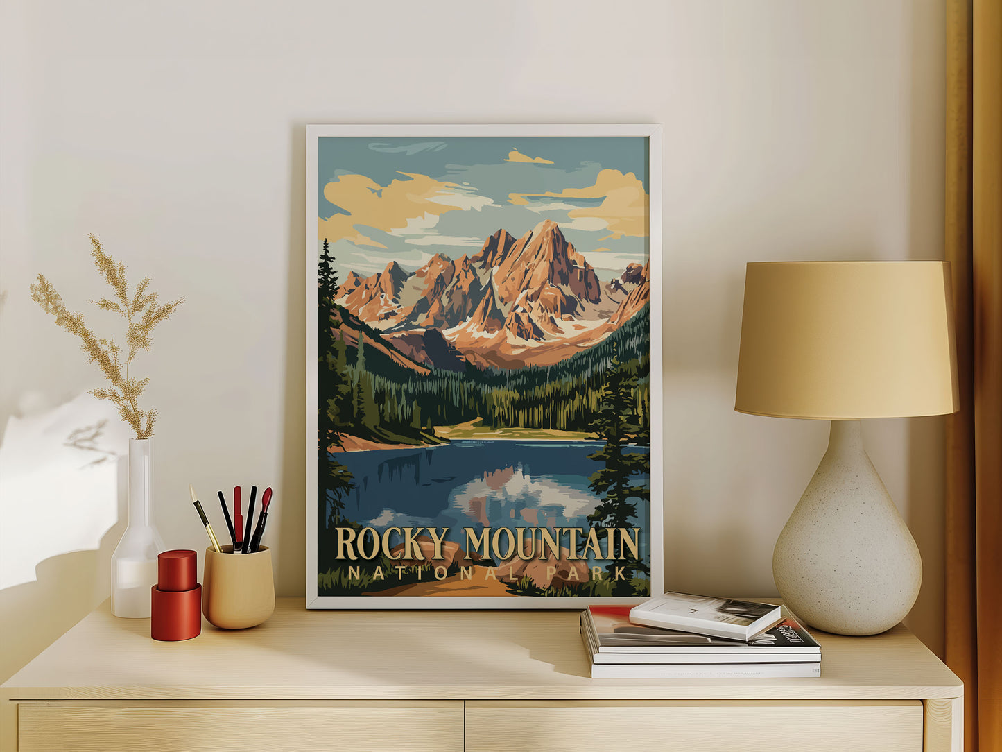 Rocky Mountain National Park Travel Poster