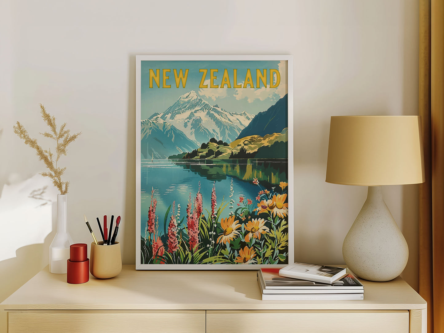 New Zealand Travel Poster