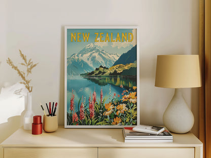 New Zealand Travel Poster