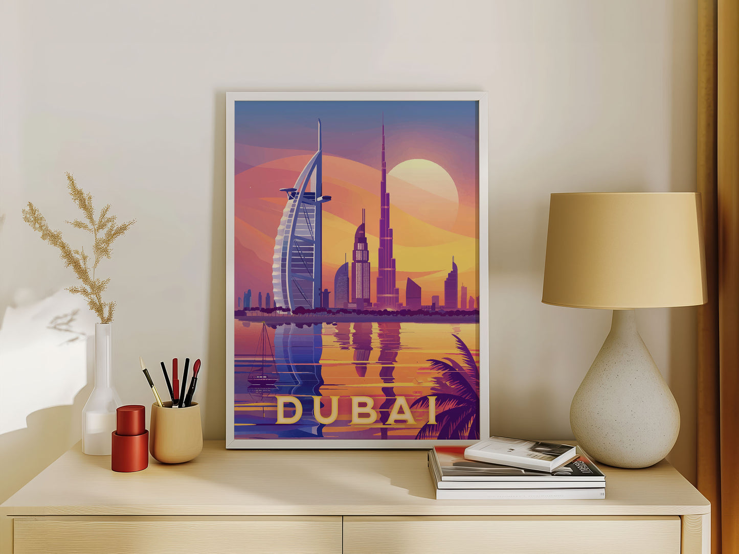 Dubai Travel Poster