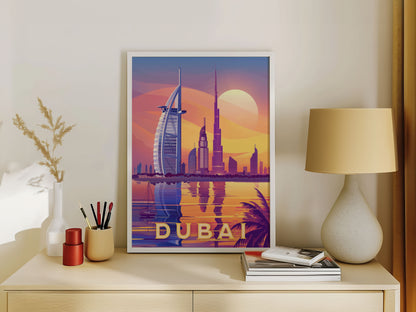 Dubai Travel Poster