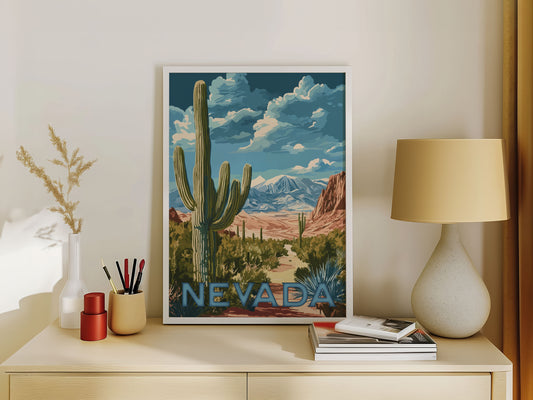 Nevada Travel Poster