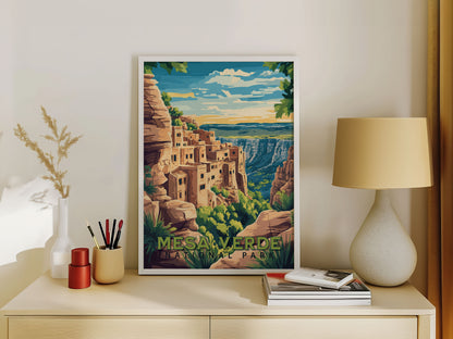 Mesa Verde National Park Travel Poster