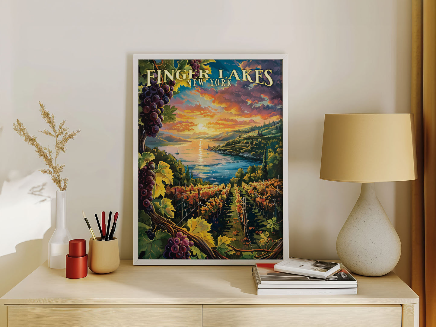 Finger Lakes Region Travel Poster
