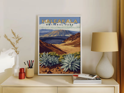 Haleakala National Park Travel Poster