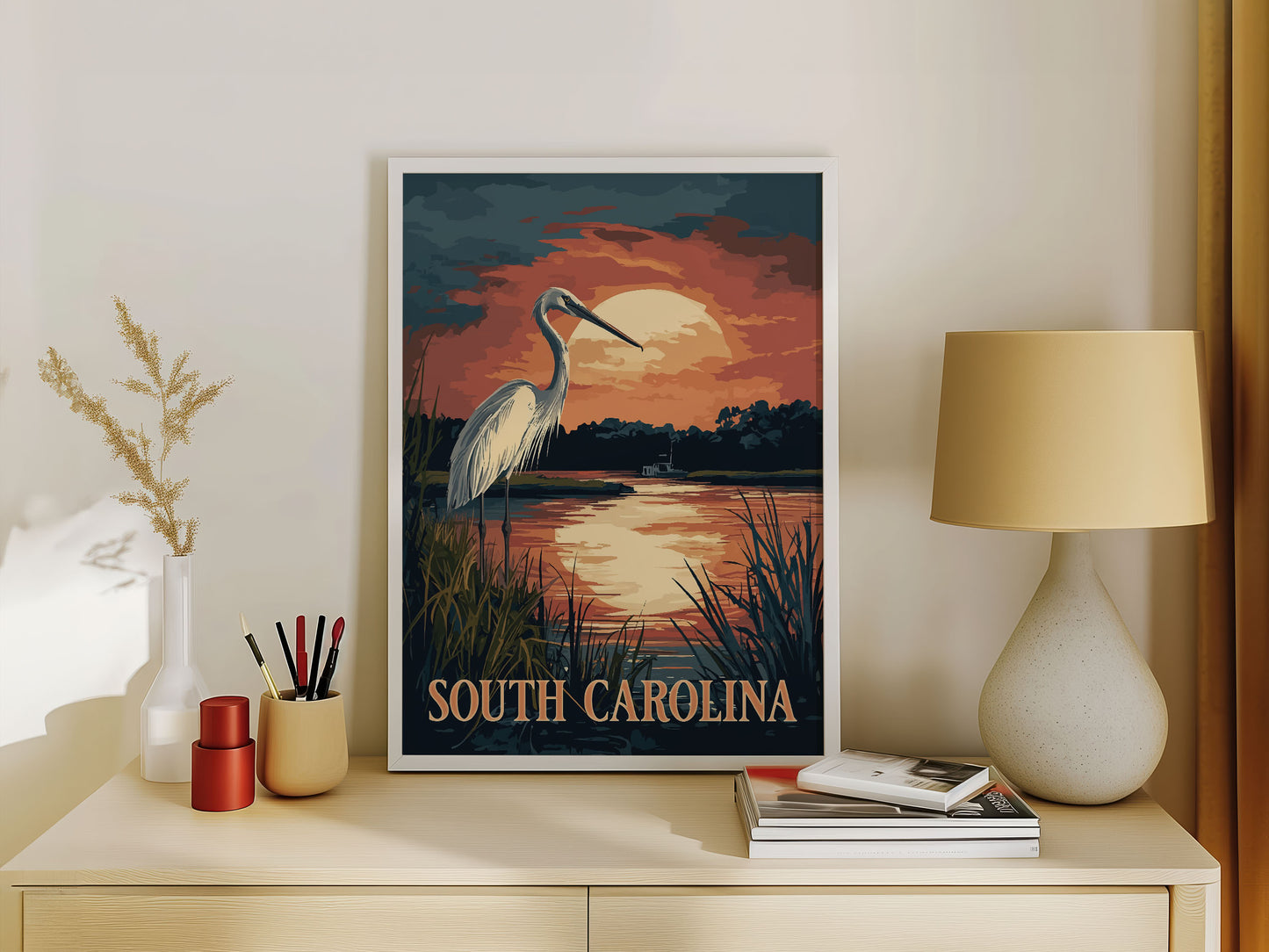 South Carolina Travel Poster