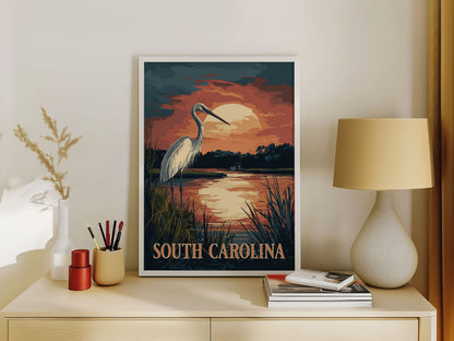South Carolina Travel Poster