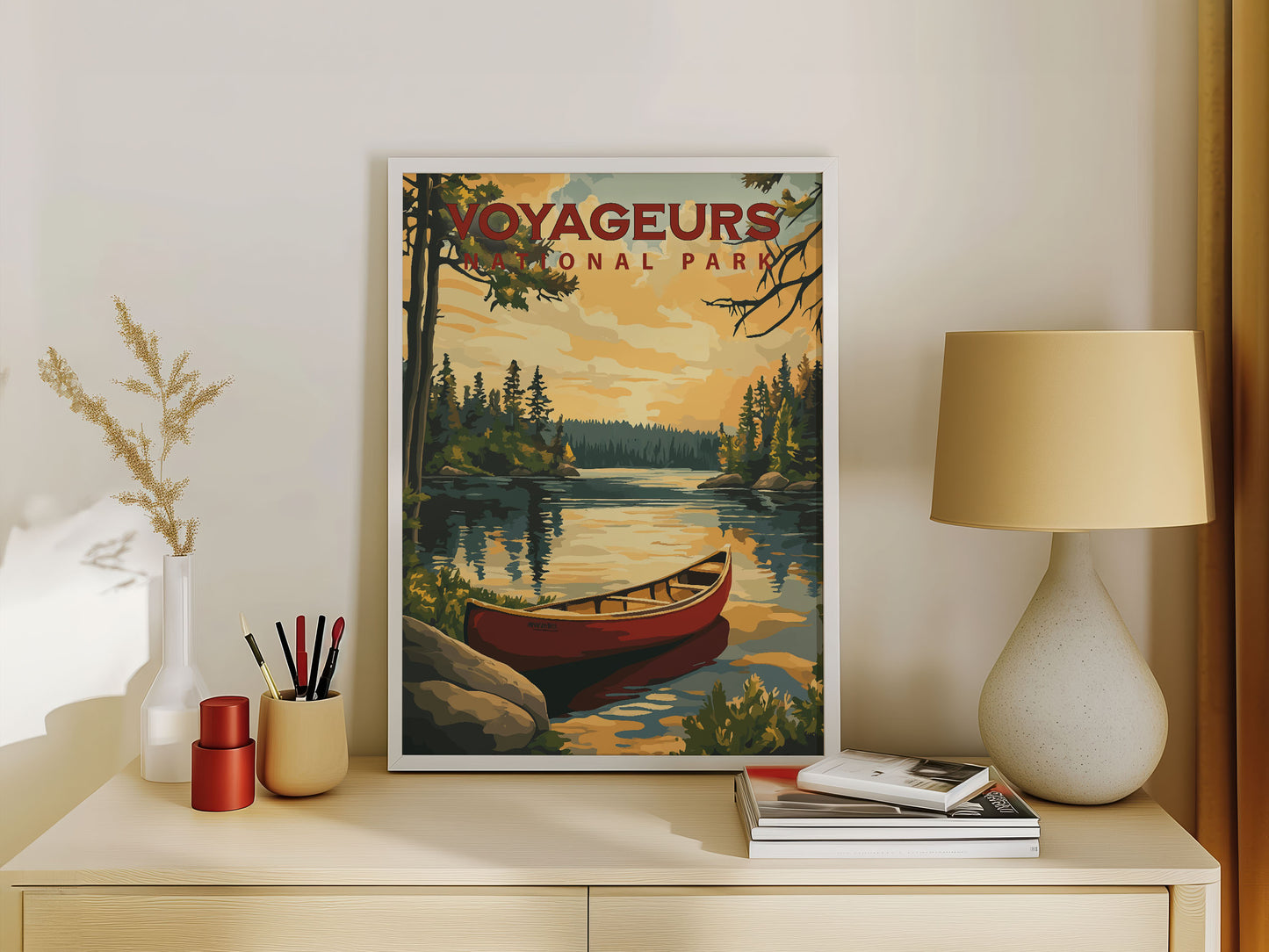 Voyageurs National Park Travel Poster