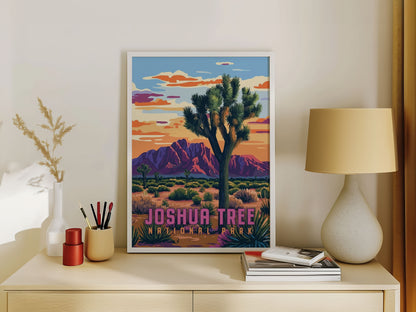 Joshua Tree National Park Travel Poster