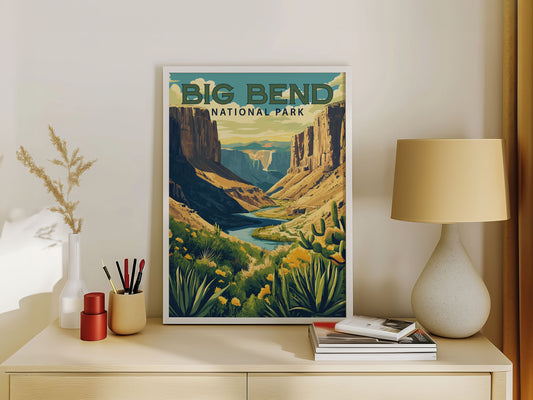 Big Bend National Park Travel Poster