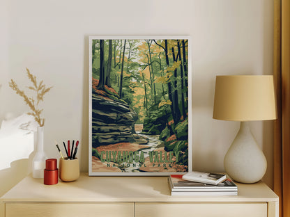 Cuyahoga Valley National Park Travel Poster