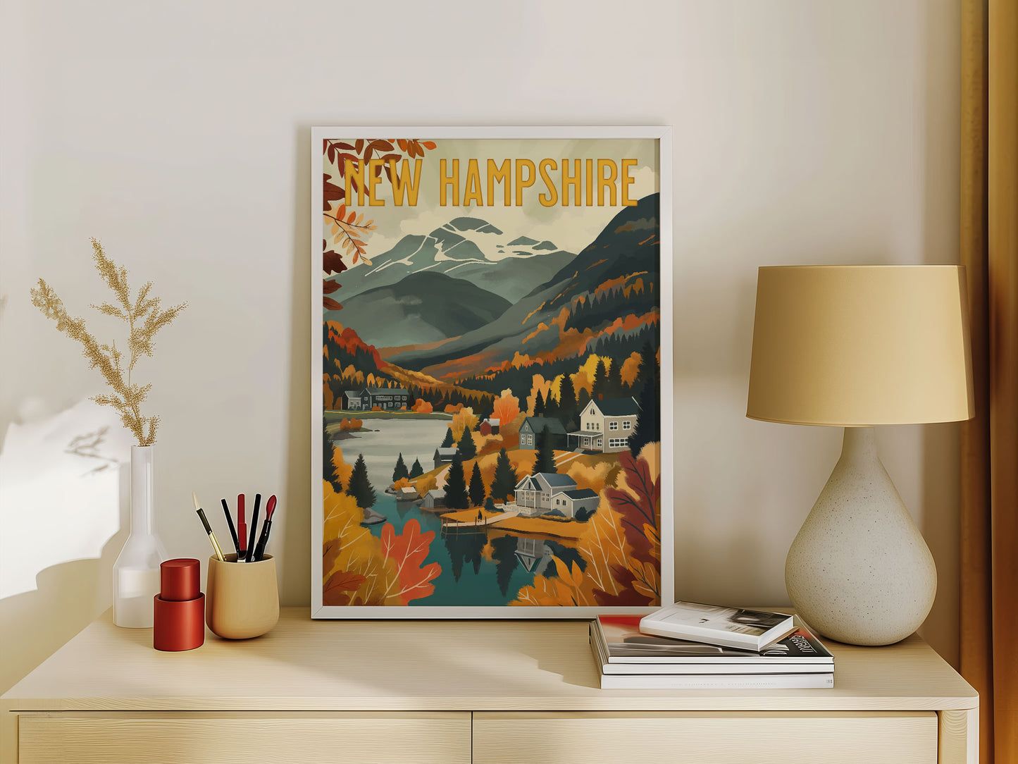New Hampshire Travel Poster