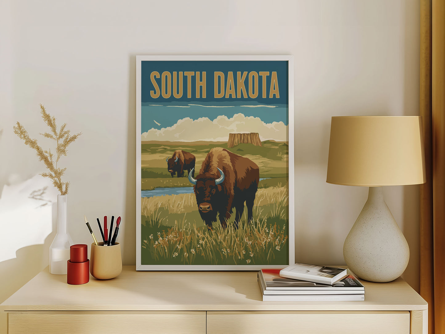 South Dakota Travel Poster
