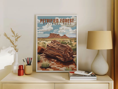 Petrified Forest National Park Travel Poster