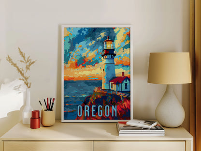 Oregon Travel Poster