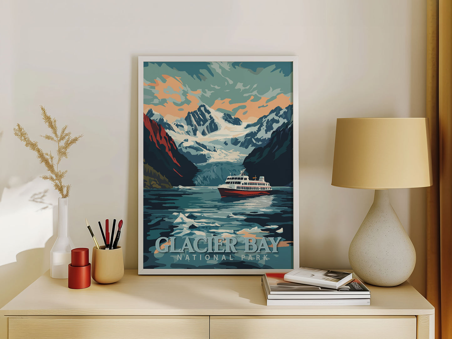 Glacier Bay National Park Travel Poster