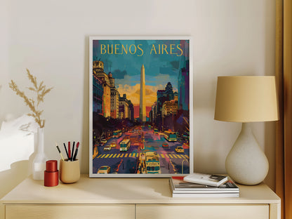 Buenos Aires Travel Poster