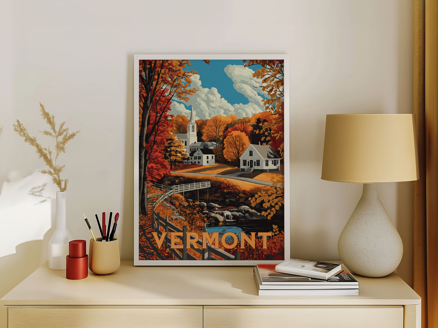 Vermont Travel Poster
