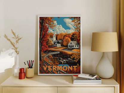 Vermont Travel Poster