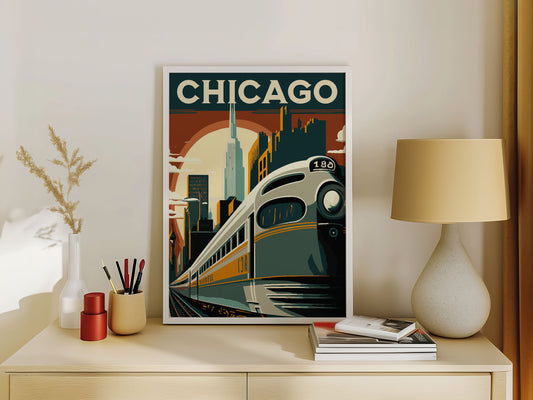 Chicago Travel Poster