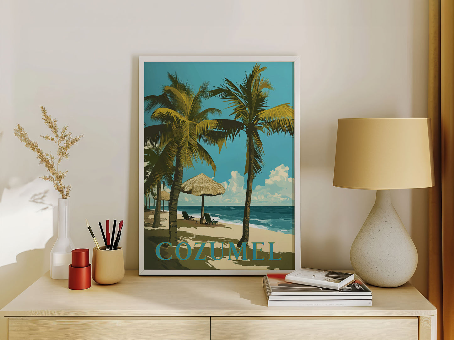 Cozumel Travel Poster