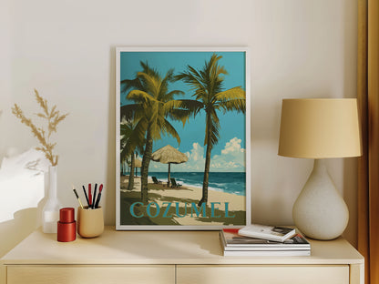 Cozumel Travel Poster