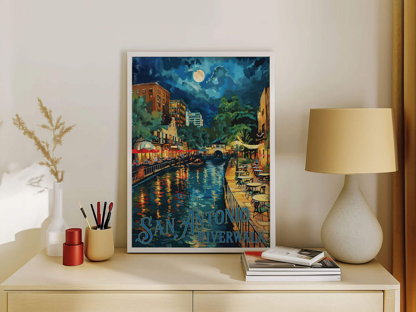 San Antonio Travel Poster