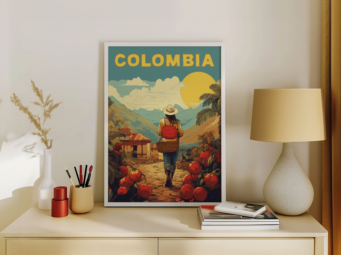 Colombia Travel Poster