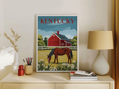 Kentucky Travel Poster
