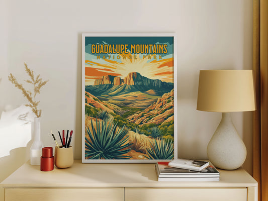 Guadalupe Mountains National Park Travel Poster