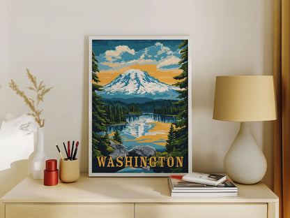 Washington Travel Poster