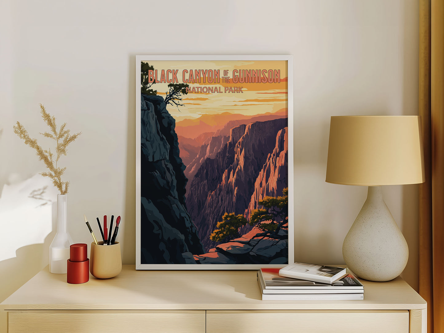 Black Canyon of the Gunnison National Park Travel Poster