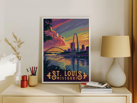 St. Louis Travel Poster