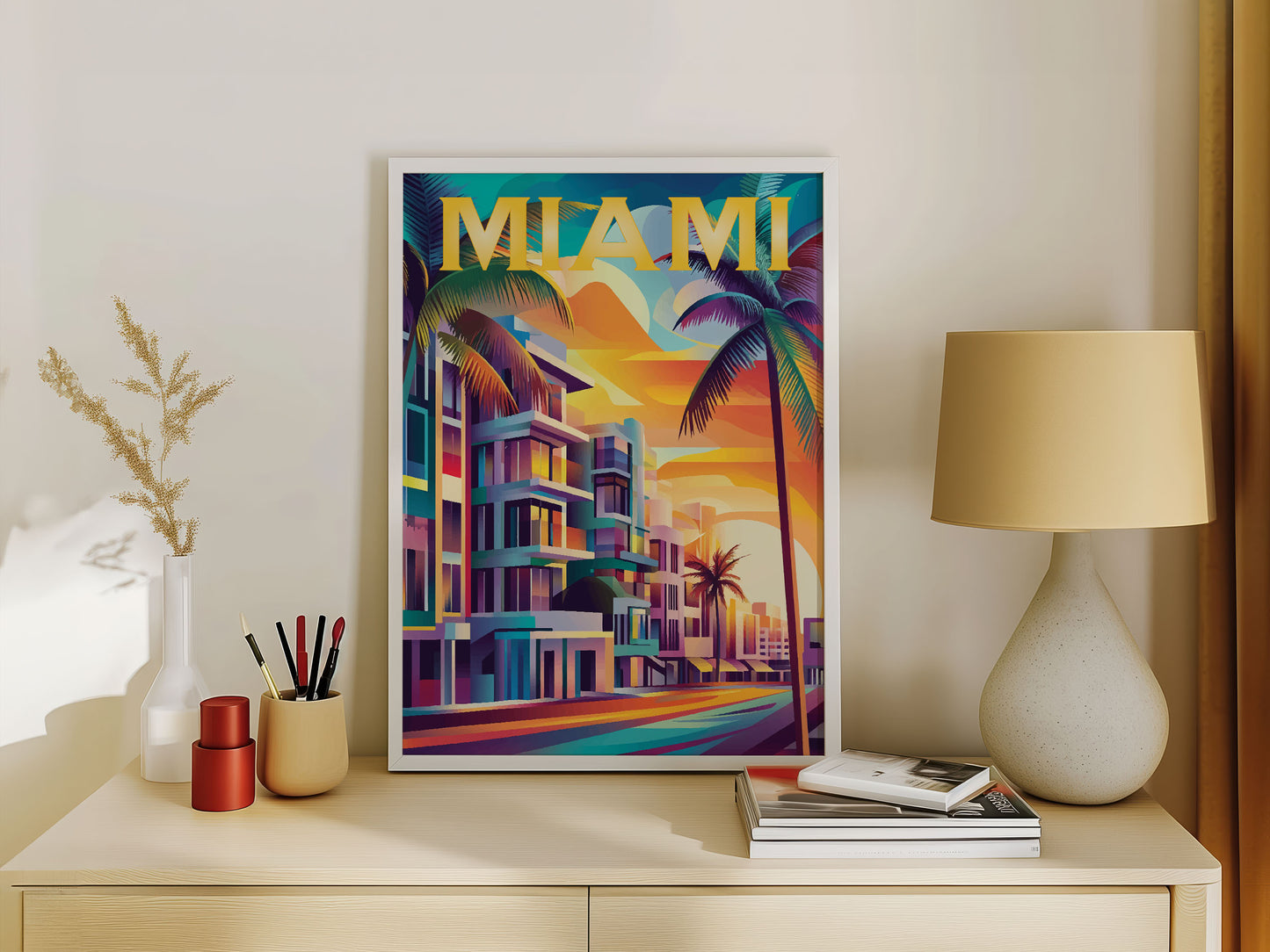 Miami Travel Poster