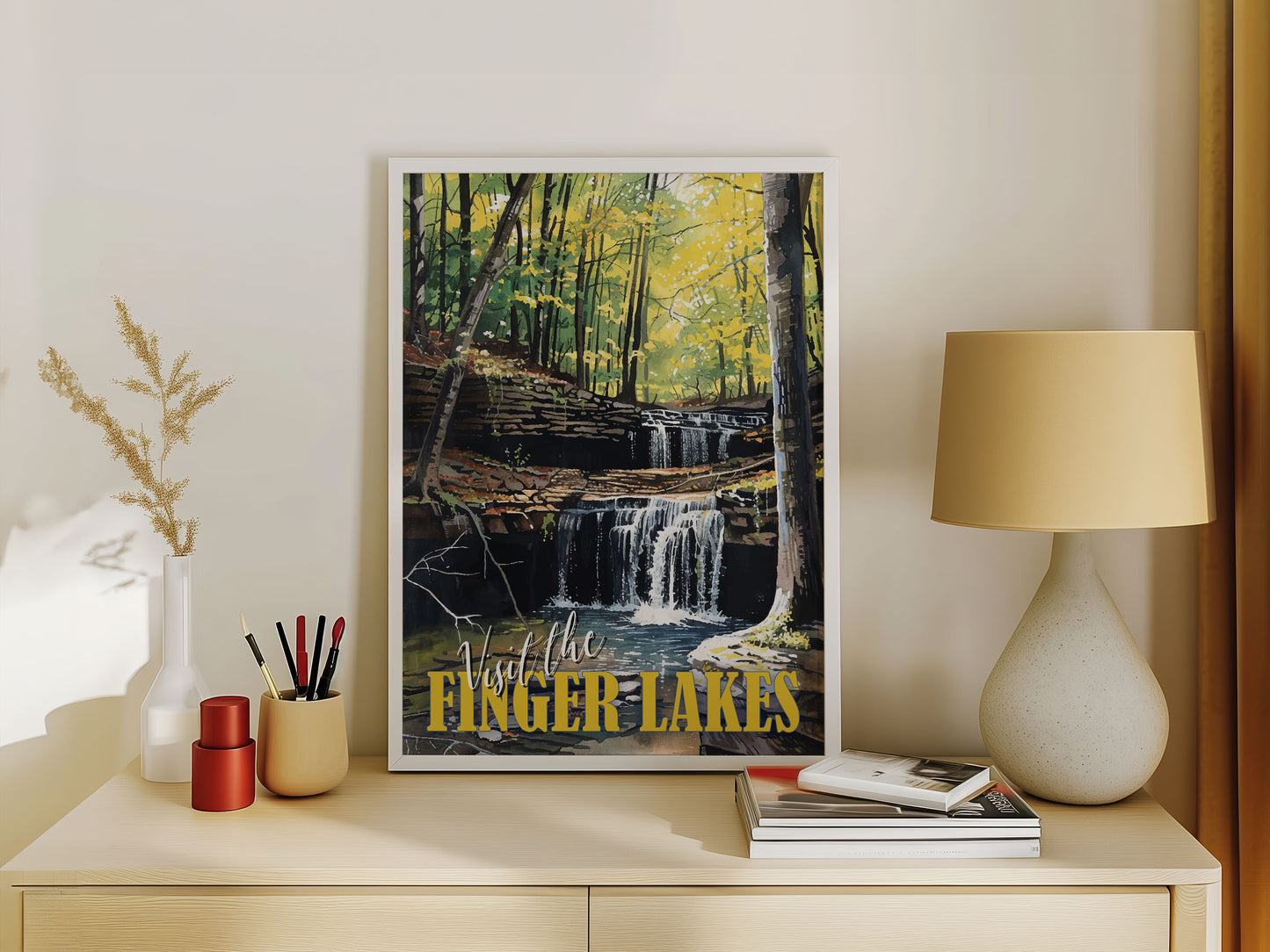 Finger Lakes Travel Poster
