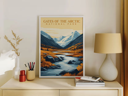 Gates of the Arctic National Park Travel Poster