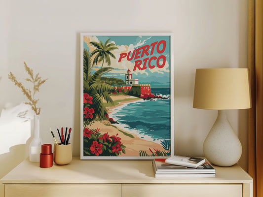 Puerto Rico Travel Poster