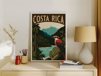 Costa Rica Travel Poster
