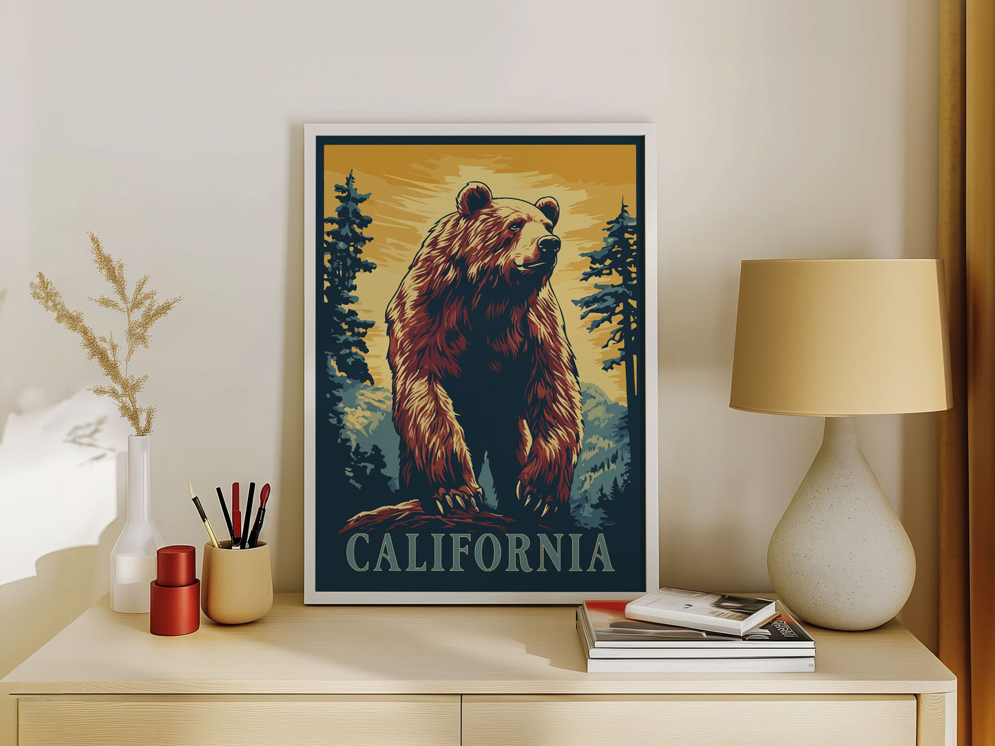 California Travel Poster