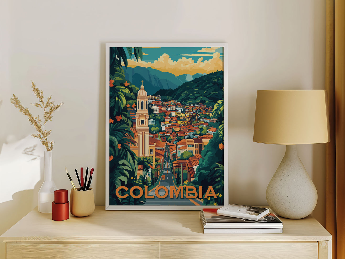Colombia Travel Poster