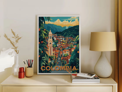 Colombia Travel Poster